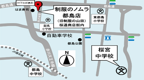 都島店の地図